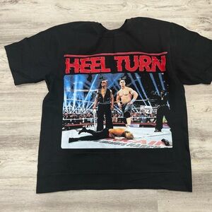 WWE John Cena/the Rock Travis Scott Heel Turn tee